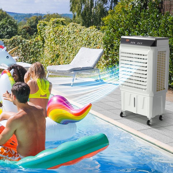 Vevor Evaporative Air Cooler 2100 CFM 7 Gal 750 Sq. Ft. Indoor Outdoor Adjustable Speed New Online Sale - Image 2