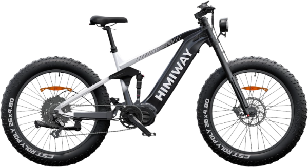 Himiway Cobra D7 Pro Electric Bicycle 48V 1000W 20 MPH Full Suspension 26  Super Fat Tire New Fashion - Image 2