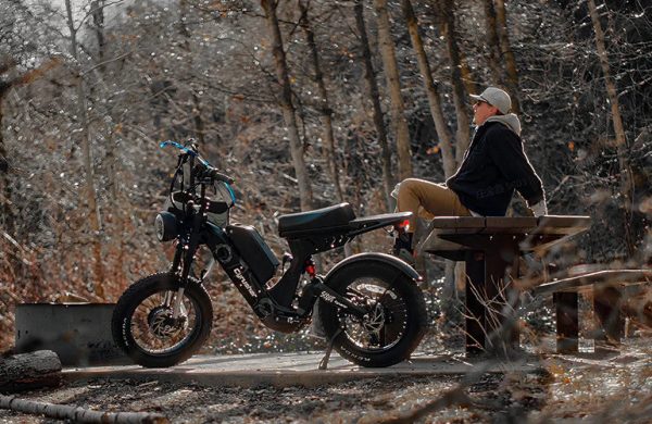 Cyrusher Scout Electric Bike Moped Style Step-Through 28 MPH 56 Mile Range 1000W New Online Hot Sale - Image 5