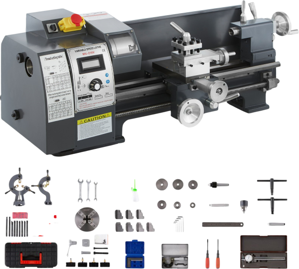 Vevor Metal Lathe 8  x 16  Precision Bench Top Mini Milling Variable Speed 50-2500RPM 1100W New Fashion